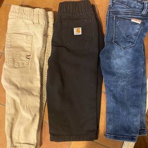 3 pairs designer baby jeans. 12months